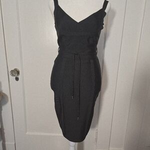 Silk And Salt Little Black Dress Size M
